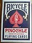 1 Deck Bicycle Pinochle Blue Regular Index 
